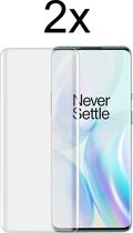 OnePlus 7T Pro Screenprotector - Beschermglas OnePlus 7T Pro Screen Protector Glas - Full Glue - 2 stuks