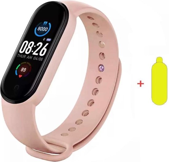 Smartwatch Dames-Smartwatch Stappenteller -Sport horloge -Smartwatch Heren- Smartwatch Kinderen-Activity Tracker -Bloeddrukmeter - Hartslagmeter - Afstandmeter- Calorieënteller-Fitness Tracker- Screenprotector-Alternatieve Fitbit- IOS & Android- Roze