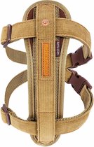 EzyDog Chest Plate Hondentuig met Autogordel Zekering - Honden Harnas - M - Corduroy