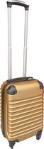 Travelerz handbagage koffer met wielen 27 liter - lichtgewicht - cijferslot goud