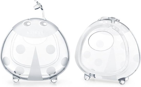 2x Haakaa Silicone Milk Collector (75ml) Ladybug van HaaKaa — afbeelding 2