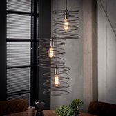 dePauwWonen 3L Curl getrapt Hanglamp -  incl led lampen - E27 - Charcoal