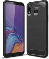 Hoesje Armour 1 - Telefoonhoesje voor Samsung Galaxy A6s - Zwart