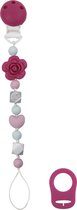 Kushies - Speenkoord - Speenketting - Meisjes - Bloem - Roze