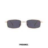 PHRAMES® - Farris Gold Drop – Zonnebril – Gepolariseerd – Unisex - UV400 - Compleet met beschermhoes en lensdoekje