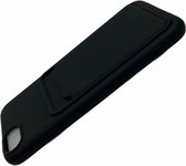 iPhone 15 Plus Bookcase Telefoon hoesje Stevige Portemonnee Wallet Case – Pasjeshouder - Kunstleer – Zwart