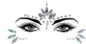DW4Trading® Gezichtsversiering decoratie crystal 1
