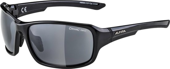 Alpina sportbril Lyron black-grey/black mirror Cat. 3 | bol.com