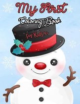 My First Christmas Coloring Book For Kids 9+