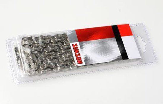 Chaîne Simson 9 vitesses IG / EXA 116 maillons Taille 1 1/2 "X5/ 64" Argent
