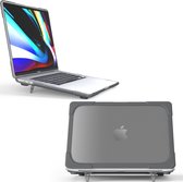 Case geschikt voor Apple MacBook Pro 16 (2019) - Mobigear - Shockproof Serie - Hardcover - Zwart - Geschikt voor Apple MacBook Pro 16 (2019) Cover