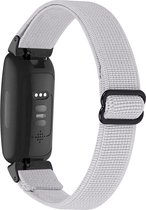 YONO Fitbit Inspire 2 Bandje - Nylon Stretch - Grijs
