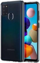 Geschikt voor Spigen - Samsung Galaxy A21s - Liquid Crystal Hoesje - Transparant