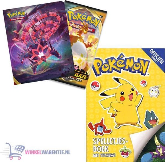 tarwe Brandewijn Analist Pokemon spelletjesboek met stickers + Pokémon Kaarten met Boosterpack Sword  & Shield... | bol.com
