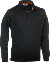 Herock Troja Polo Manches Longues - Zwart - Taille L - Essentials