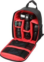 INDEPMAN DL-B012 Draagbare buitensporten rugzak cameratas Geschikt voor GoPro, SJCAM, Nikon, Canon, Geschikt voor Xiaomi Xiaoyi YI, Afmetingen: 27.5 * 12.5 * 34 cm (rood)