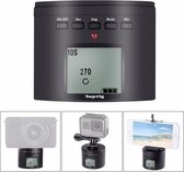 Suptig RSX-350 360 graden panoramische kop Krachtige time-lapse-stabilisatorstatiefadapter Draaitafelbevestiging voor GoPro HERO9 / 8/7/6/5/5 sessie / 4 sessies / 4/3 + / 3/2/1, Xiaoyi en And