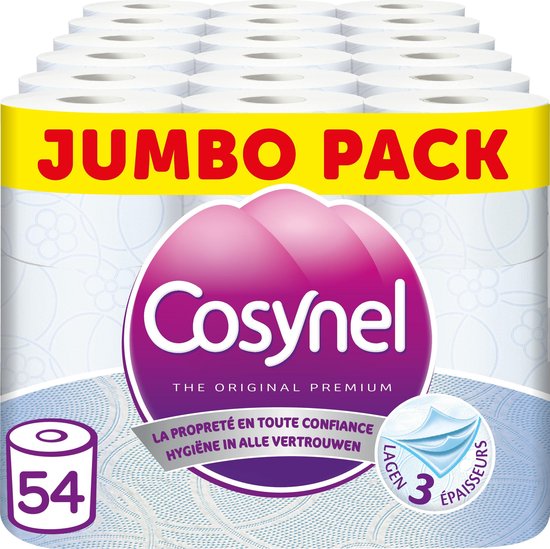 Cosynel toiletpapier - 54 rollen - 3-laags