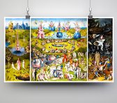 Poster Tuin der lusten 1490 - Jeroen Bosch - 110x65cm