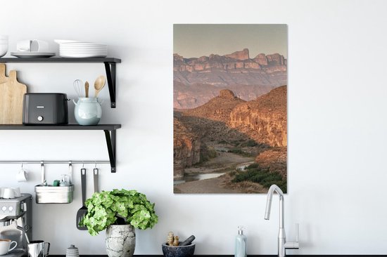 Parc national de Big Bend au Texas 40x60 cm - Tirage photo sur toile (Décoration murale salon / chambre)