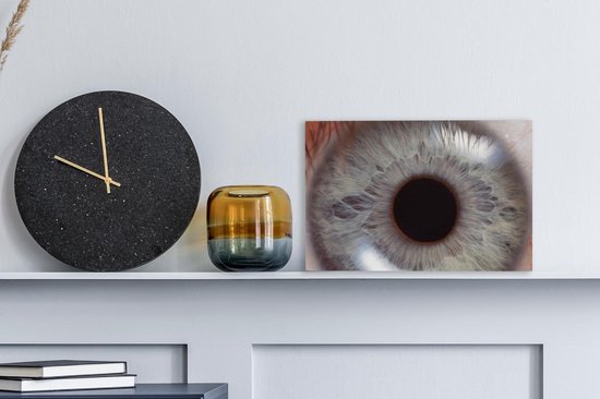 Eye up close view toile 2cm 30x20 cm - petit - Tirage photo sur toile (Décoration murale salon / chambre)