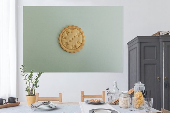 Cookie avec toile à message 2cm 180x120 cm - Tirage photo sur toile (Décoration murale salon / chambre) XXL / Groot format!