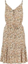 Pieces PCNYA SLIP BUTTON DRESS Black Dames Jurk - Maat M