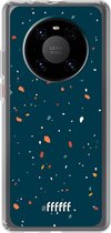 6F hoesje - geschikt voor Huawei P40 Pro -  Transparant TPU Case - Terrazzo N°9 #ffffff