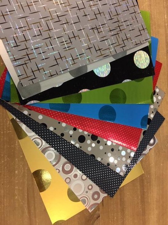 Foto: Joy spiegel karton 10 vel a4 assorti