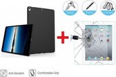 2-In-1 Screenprotector Hoesje Bescherming Protector Set Geschikt Voor  Apple iPad 9.7 Inch 2017/2018 Tablet - Full Cover Tempered Glass Screen Protector Met Siliconen Back Bescherm
