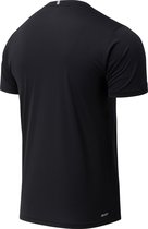 New Balance Core Run Short Sleeve Heren Sportshirt - Maat 2XL