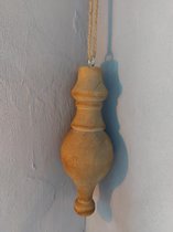 Swiet Home - Toefhanger van hout - Hangend aan jute touw - Lengte 20cm
