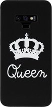 - ADEL Siliconen Back Cover Softcase Hoesje Geschikt voor Samsung Galaxy Note 9 - Queen