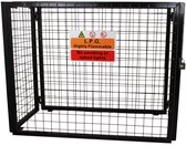 Gasflessenkooi - staal - 90cm - opvouwbaar