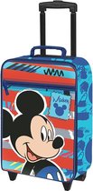 Disney Trolley Mickey Mouse 32 Litres Polyester Blauw/ Rouge