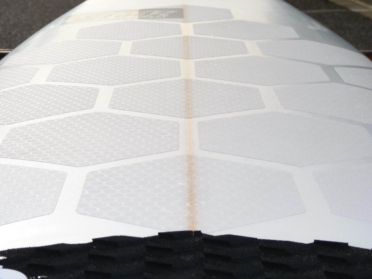 RSPro HexaTraction Clear – Grip voor Surfboard en SUP - Transparant - Zelfklevend