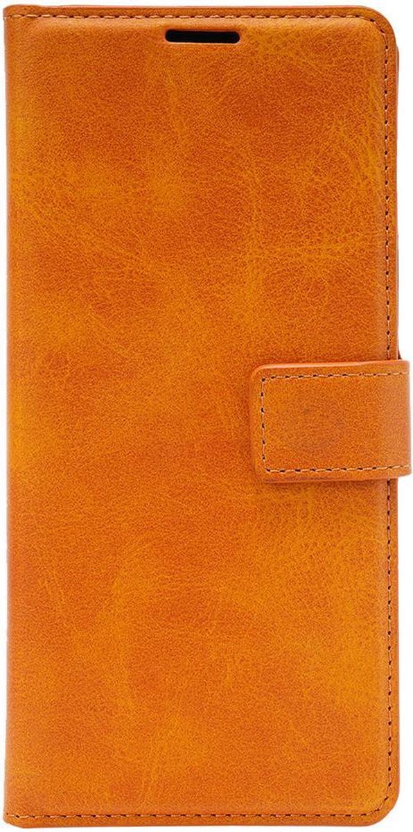 Shop4 - Geschikt voor Samsung Galaxy S21 Hoesje - Wallet Case Business Licht Bruin