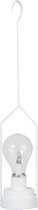 J-Line Lamp Led Batterijen Niet Inbegrepen Hanger Metaal/Glas Wit Set van 3 stuks