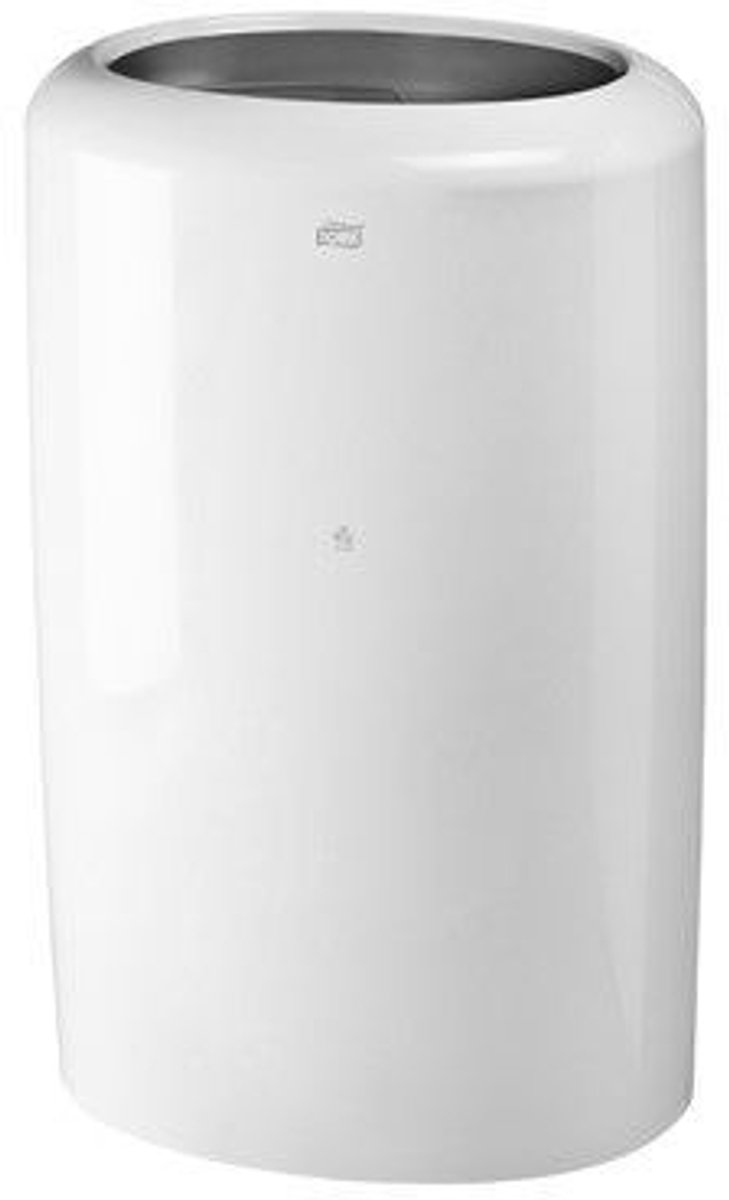 Goedkoopste Tork afvalbak kunststof, wit, 50 ltr, 37 x 64 x 30 cm (563000