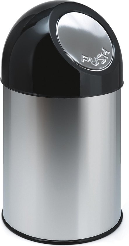 V-Part Pushbin Prullenbak - 30 l - RVS