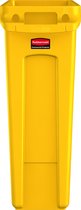 Rubbermaid Slim Jim met luchtsleuven 87 ltr, geel (VB227963)