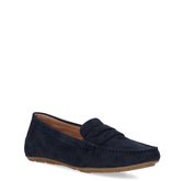 the FLEXX penny loafer suède donkerblauw navy maat 39