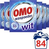 Omo Wit Waspoeder - 6 x 14 wasbeurten - Voordeelverpakking