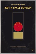 JUNIQE - Poster met kunststof lijst 2001 - A Space Odyssey -40x60