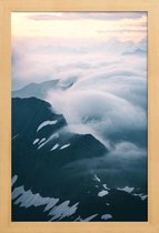 JUNIQE - Poster in houten lijst A Curtain of Clouds by @noberson