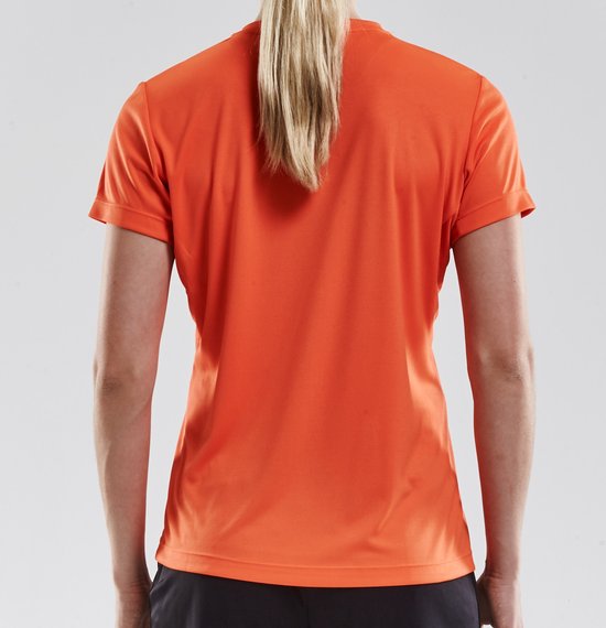 Craft Squad Jersey Solid Sports Shirt - Taille L - Femme - orange - blanc