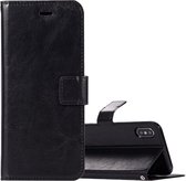 Portemonnee Book Case Hoesje Geschikt voor: iPhone XS Max - zwart