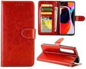 Portemonnee Book Case Hoesje Geschikt voor: Xiaomi Mi 10 / Mi 10 Pro -  bruin