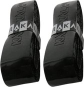 Karakal PU Super Grip Duo Pack - Grip Basique - Grip Squash - Zwart - 2 Pièces