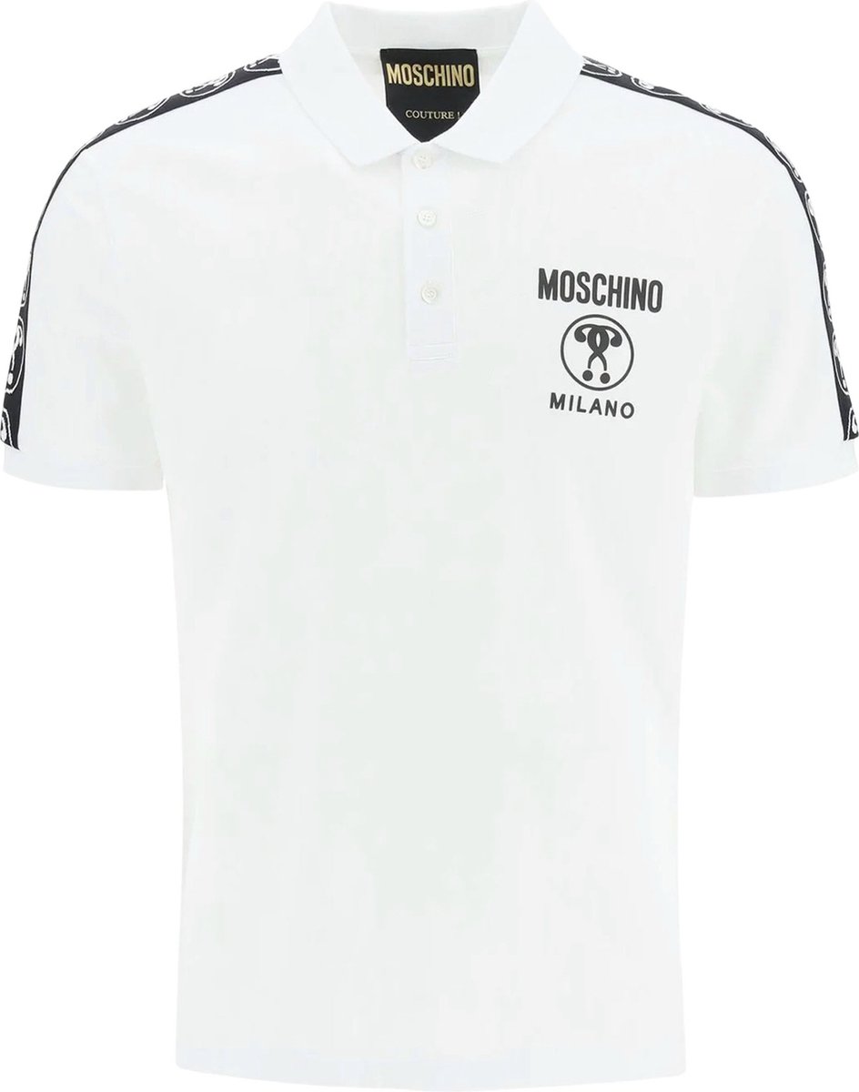 Moschino Heren Polo Wit maat L